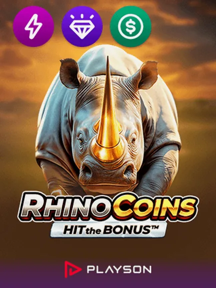 Rhino Coins Hit the Bonus slot by Playson — Buffalo